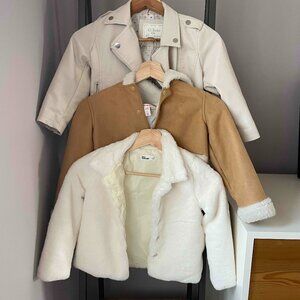 3 fall coats | 2 x SZ 5 | 1X SZ 4, fits like a 5 | Joe Fresh, Ci Sono, Joe Fresh